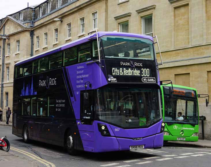 Oxford Wright Streetdeck 667 Park & Ride